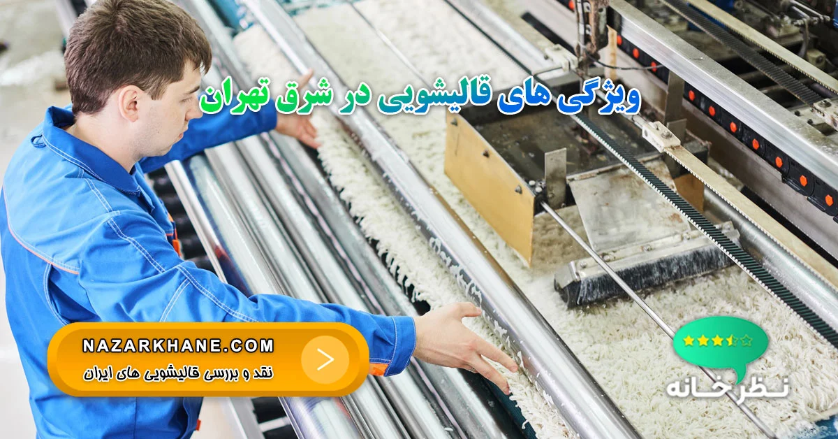 ویژگی های قالیشویی در شرق تهران