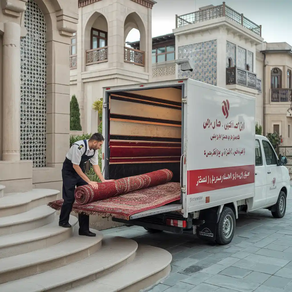 حمل و نقل رایگان فرش در قالیشویی اختیاریه