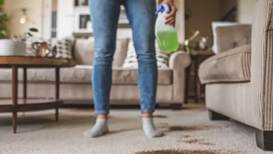 تمیز کردن فرش بدون شستشو در خانه