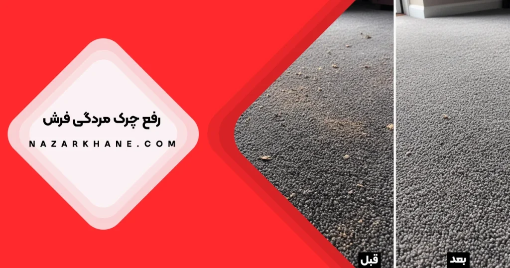 رفع چرک مردگی فرش