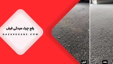 رفع چرک مردگی فرش