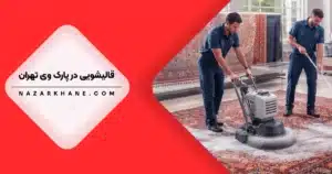 قالیشویی در پارک وی تهران